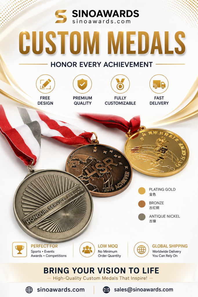 custom medal factory sinoawards